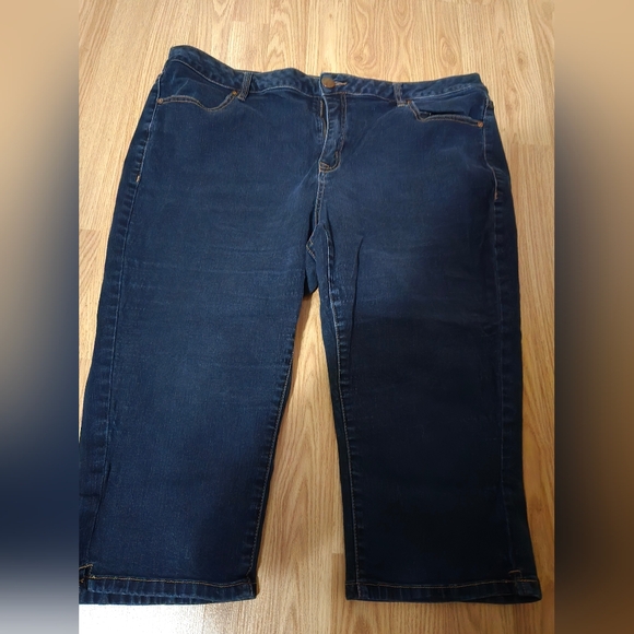 Lane Bryant Pants - Lane Bryant Dark Blue Straight Leg Jeans